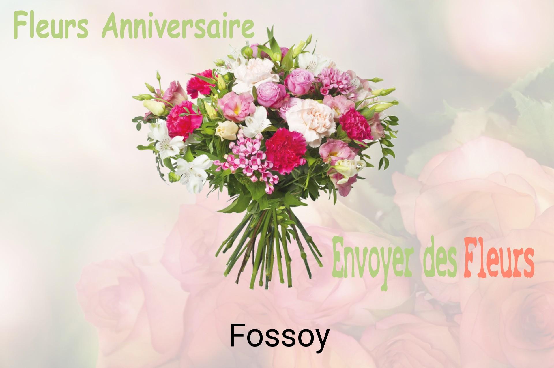 Bouquet de fleurs d’anniversaire livré à Fossoy