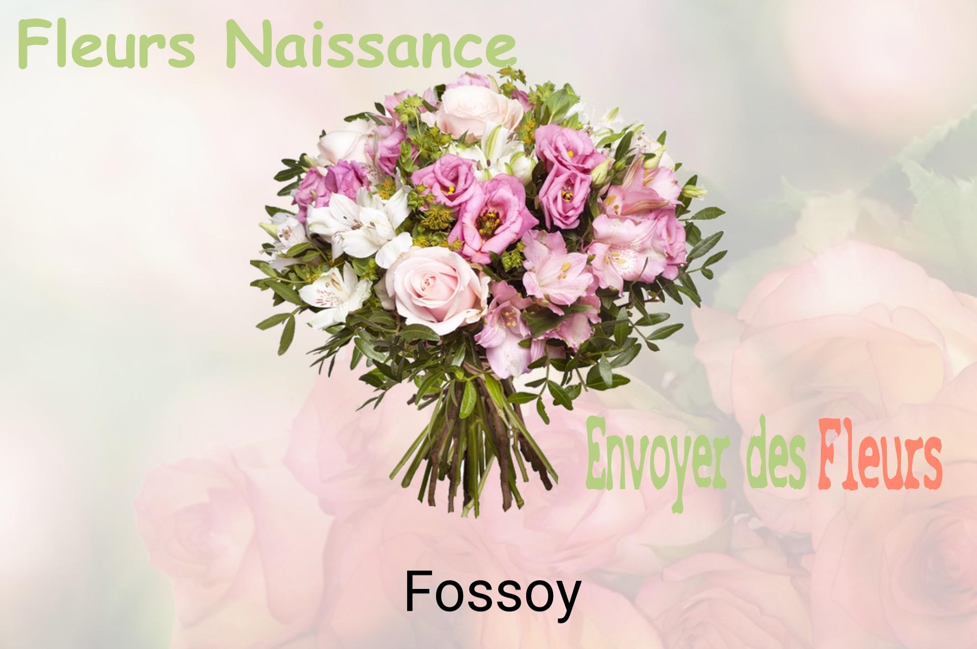 Bouquet de fleurs de naissance livré à Fossoy
